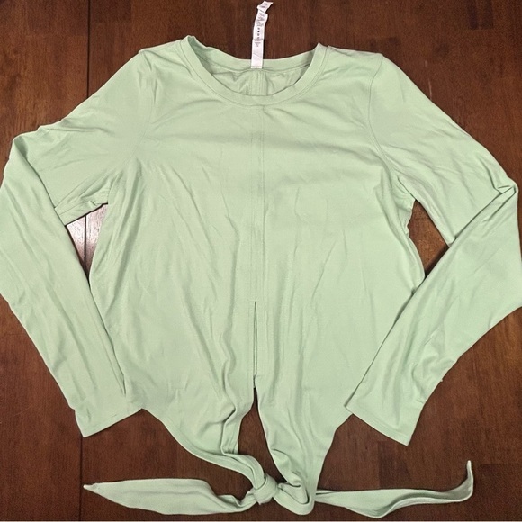 lululemon athletica Tops - Lululemon Top Shirt Time to Restore Long Sleeve Nulu
Creamy Mint Size Yoga
